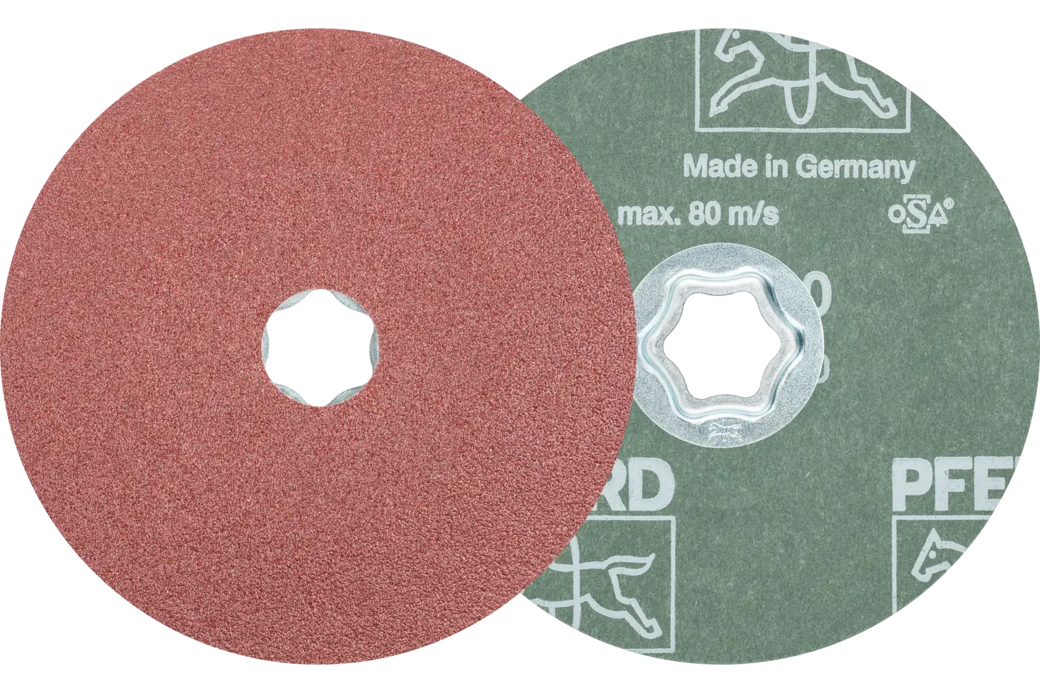 Picture of Pferd Combiclick® Fiber Disc, 5" Dia, 60 Grit, Aluminum oxide